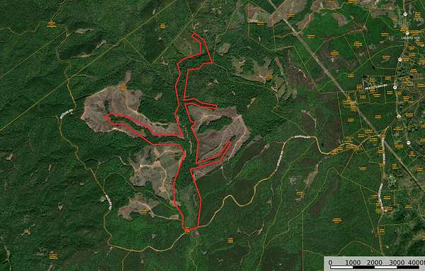 185 Acres of Recreational Land for Sale in Liberty Hill, South Carolina