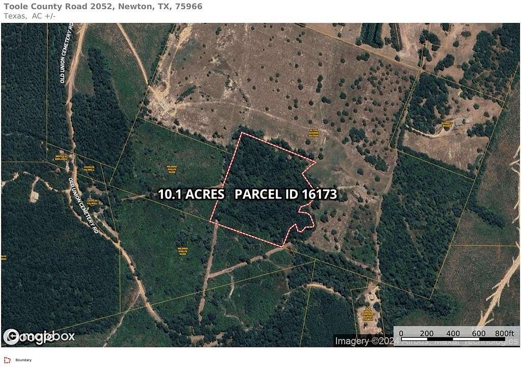 10.1 Acres of Recreational & Residential Land for Sale in Newton, Texas