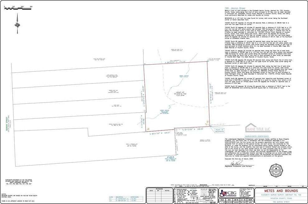12.5 Acres of Land for Sale in Crockett, Texas