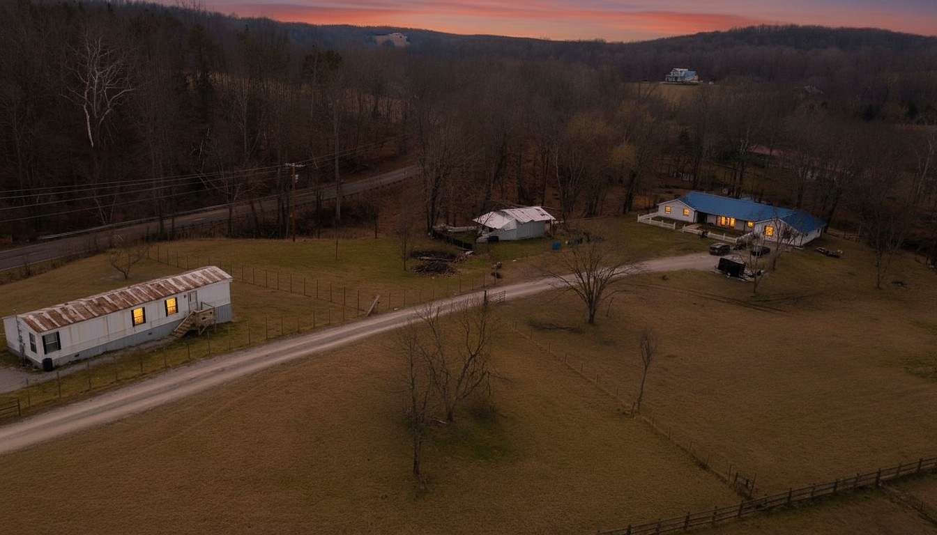 5.8 Acres of Land with Home for Sale in Hohenwald, Tennessee