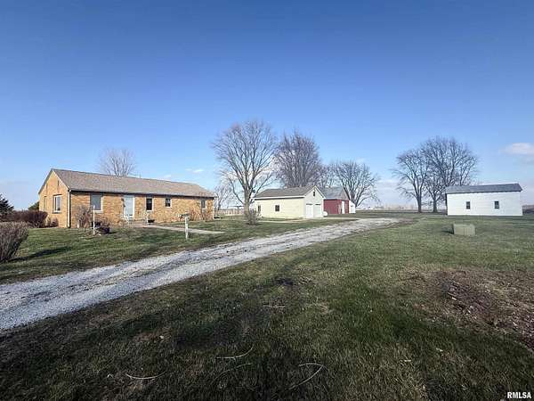 2.16 Acres of Land with Home for Sale in Rochester, Illinois