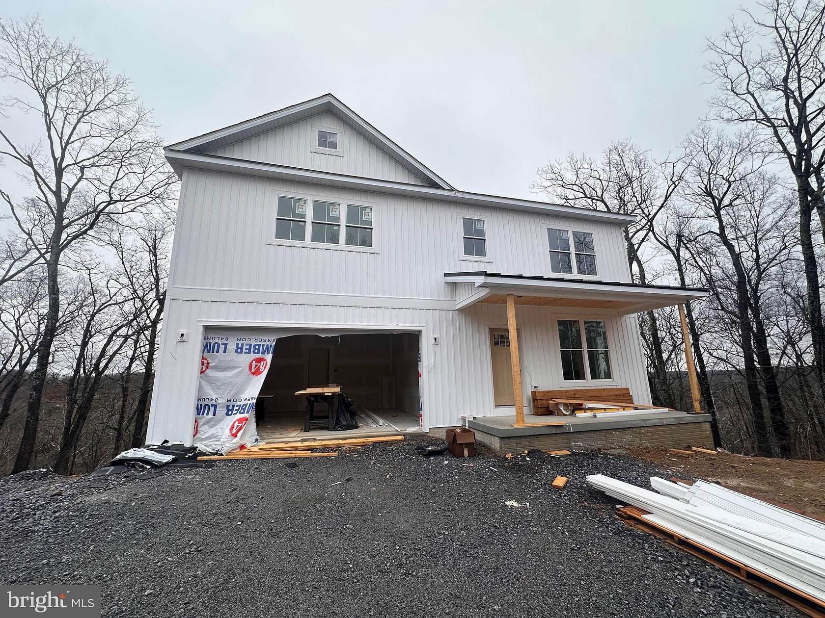 2.24 Acres of Land with Home for Sale in Bunker Hill, West Virginia