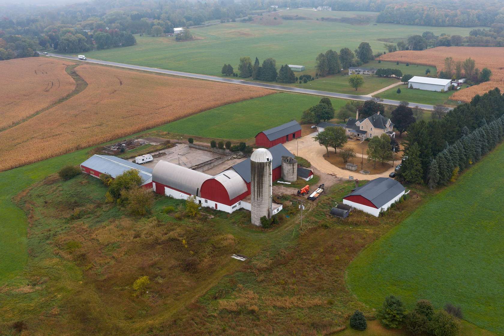 10.1 Acres of Land with Home for Sale in West Bend, Wisconsin