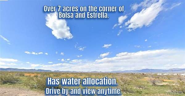 7.23 Acres of Land for Sale in Golden Valley, Arizona