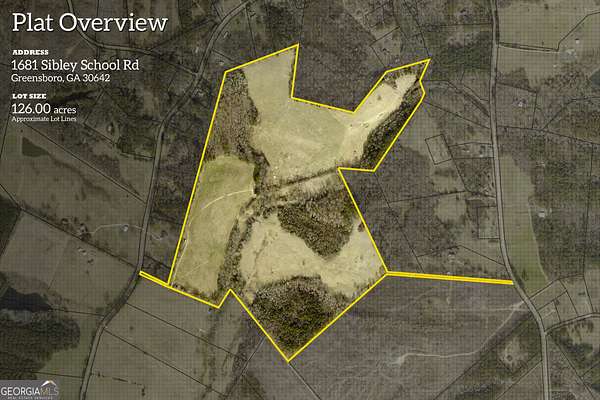 126 Acres of Land for Sale in Greensboro, Georgia