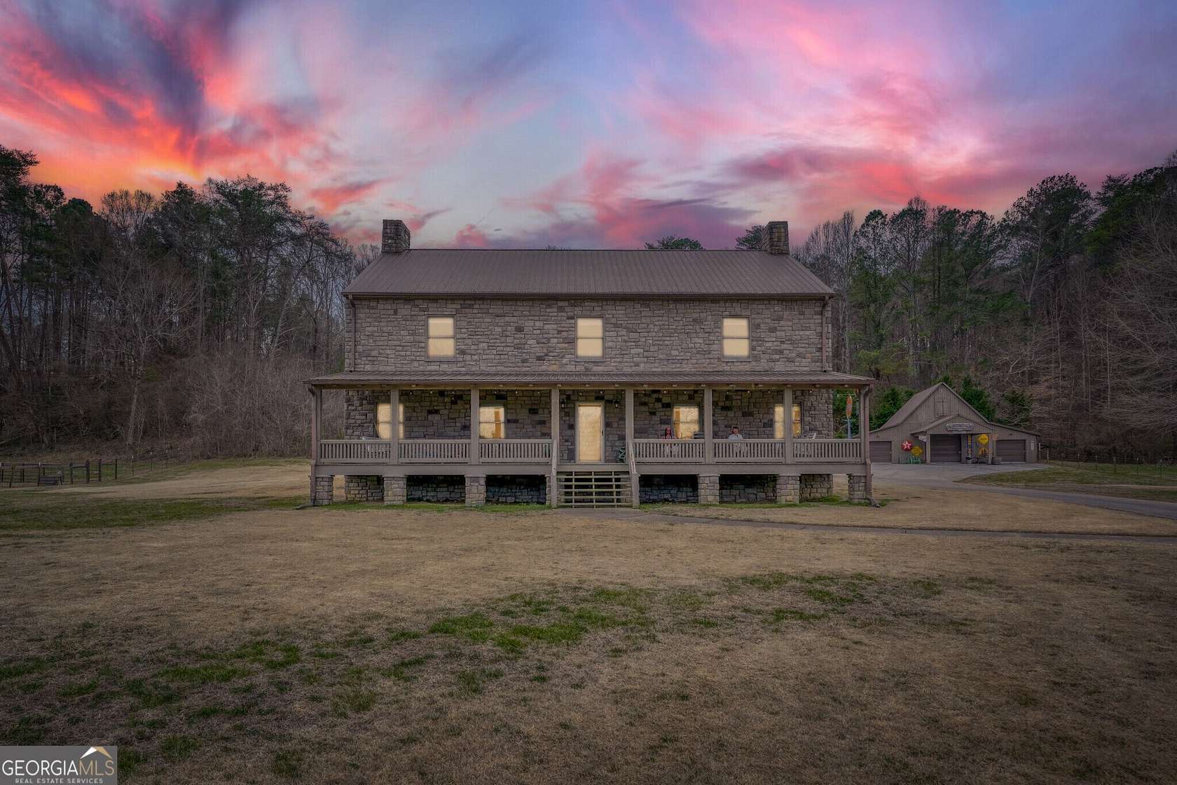 30.5 Acres of Land with Home for Sale in Rockmart, Georgia