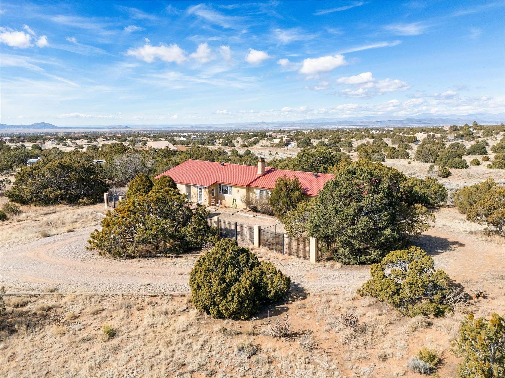 5 Acres of Land with Home for Sale in Santa Fe, New Mexico