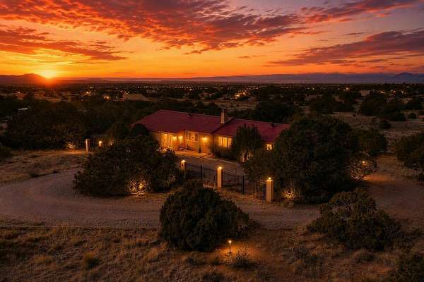 5 Acres of Land with Home for Sale in Santa Fe, New Mexico