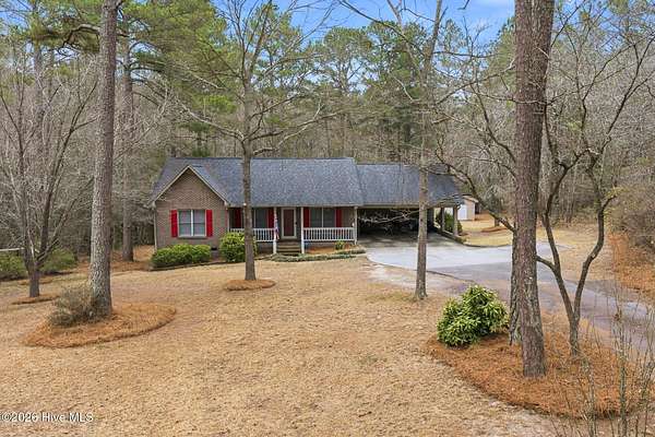 10.4 Acres of Recreational Land with Home for Sale in Rockingham, North Carolina