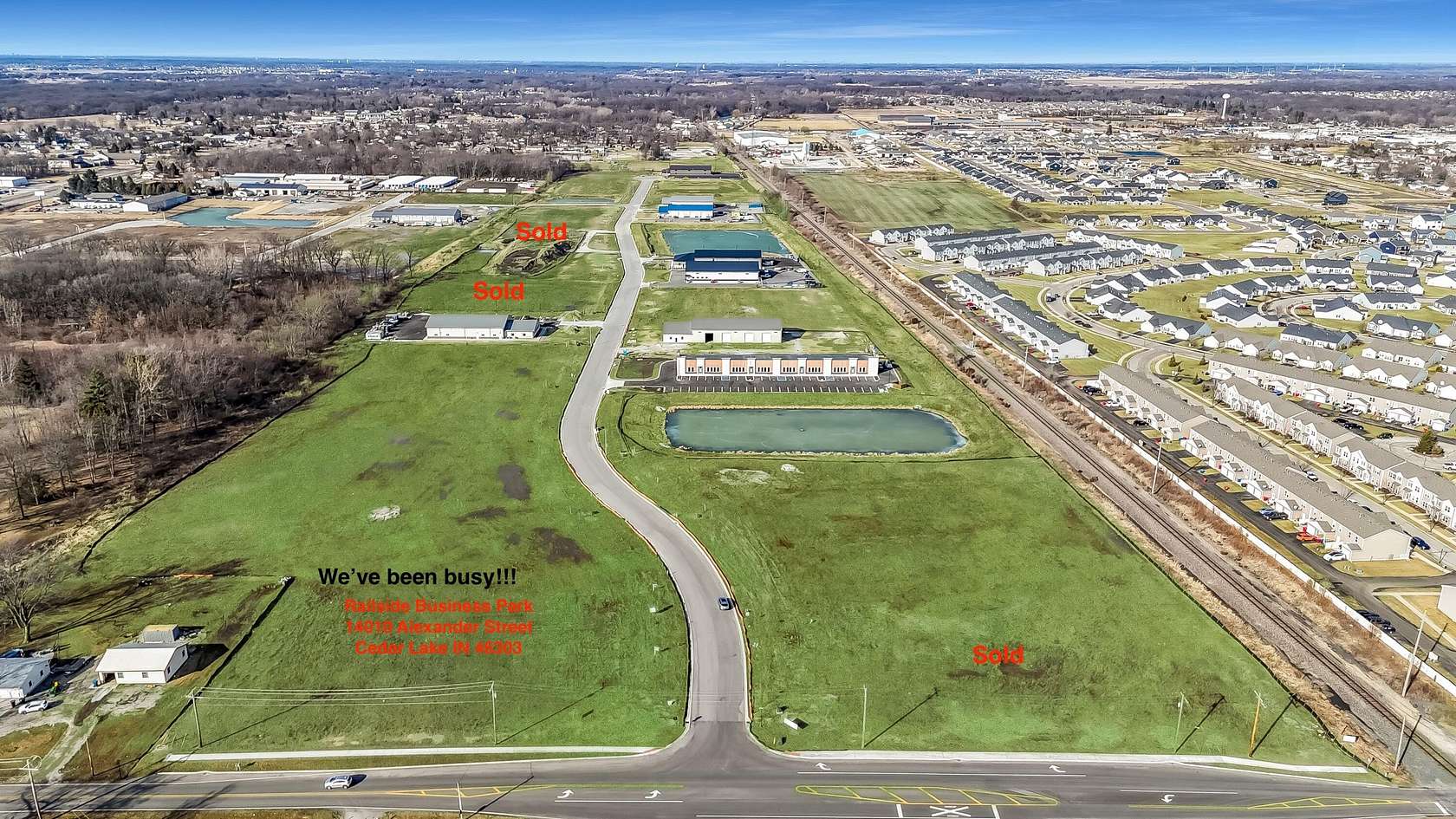 1.85 Acres of Commercial Land for Sale in Cedar Lake, Indiana