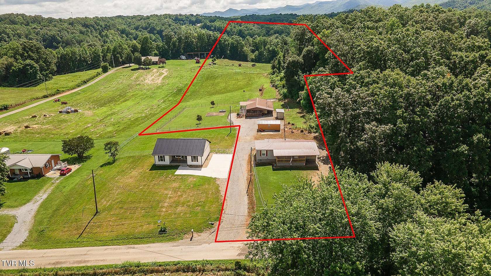 7.85 Acres of Land with Home for Sale in Afton, Tennessee