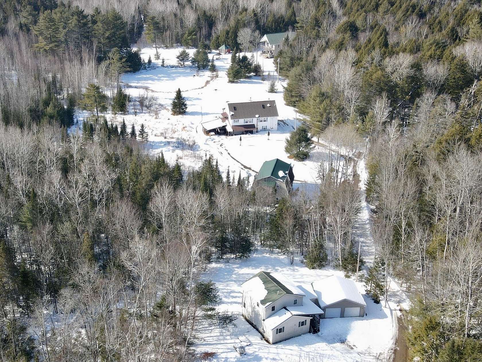 245 Acres of Recreational Land with Home for Sale in Glenburn Town, Maine