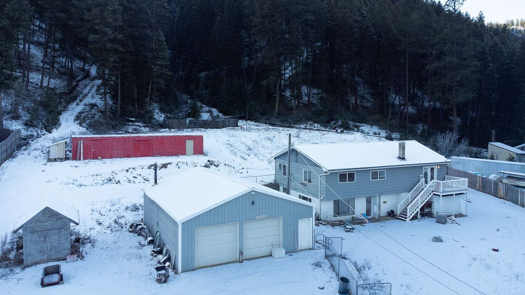 8.78 Acres of Land with Home for Sale in Clinton, Montana