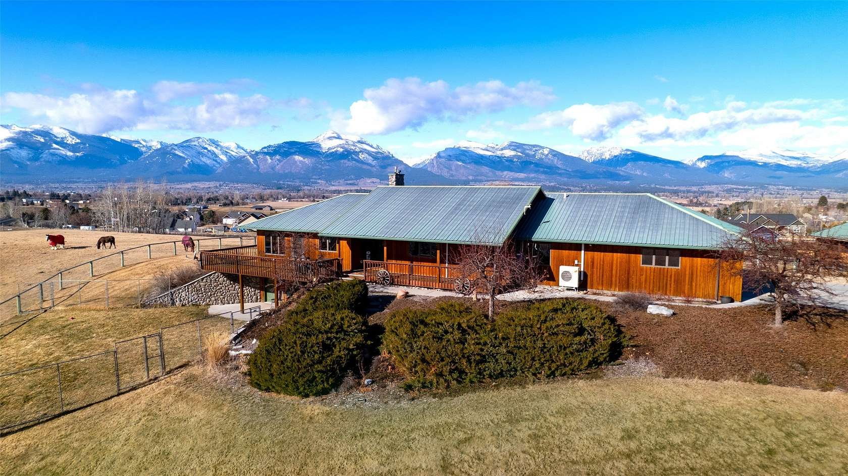 5 Acres of Land with Home for Sale in Corvallis, Montana