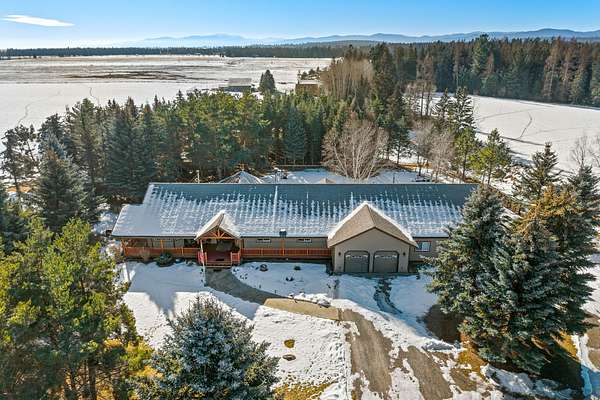 5 Acres of Land with Home for Sale in Whitefish, Montana