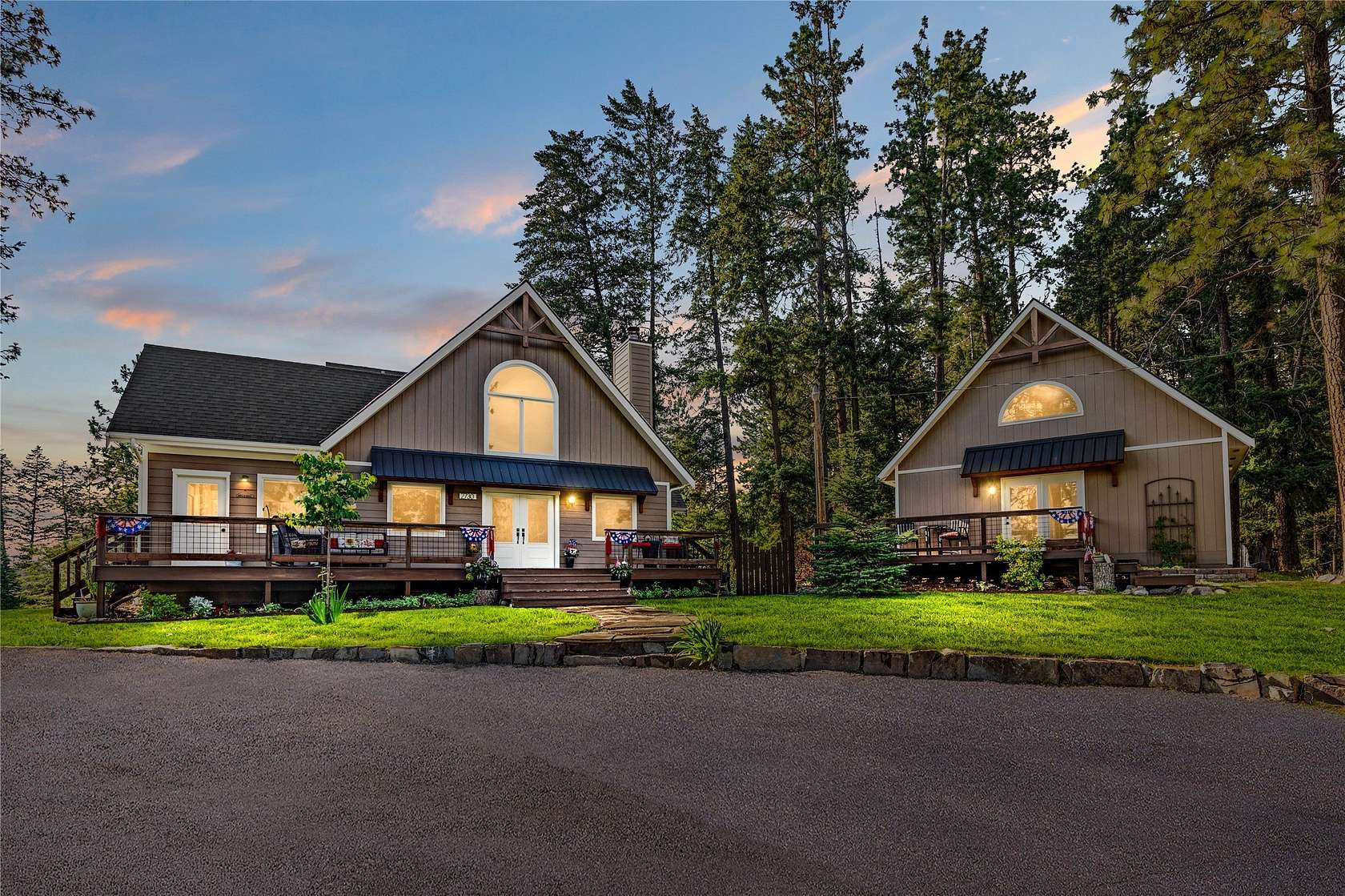 2.33 Acres of Land with Home for Sale in Columbia Falls, Montana