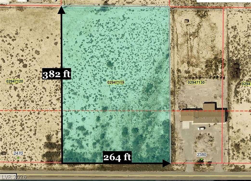 2.3 Acres of Residential Land for Sale in Pahrump, Nevada