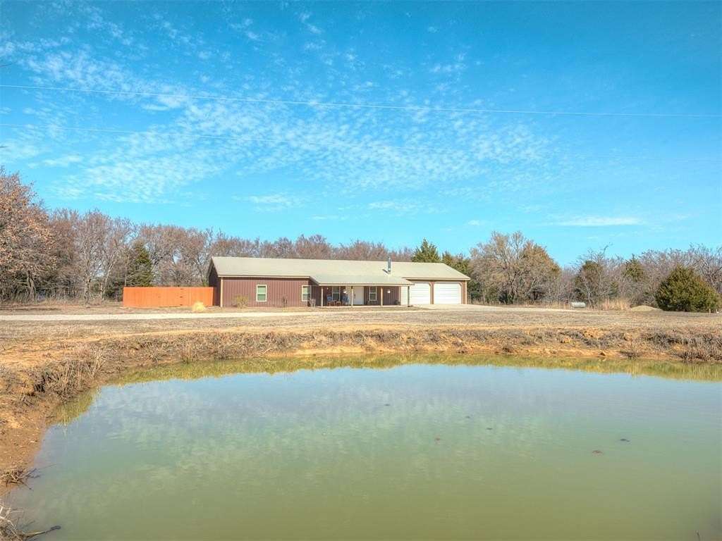 18 Acres of Land with Home for Sale in Okemah, Oklahoma