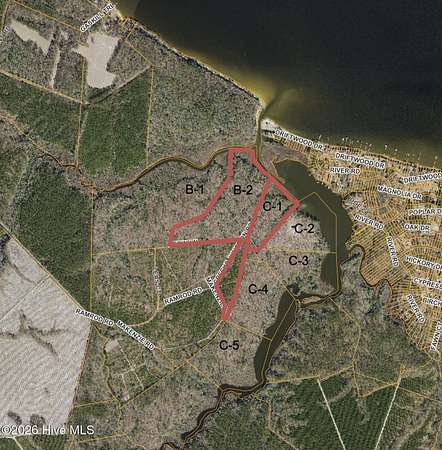 43.1 Acres of Recreational & Residential Land for Sale in Blounts Creek, North Carolina