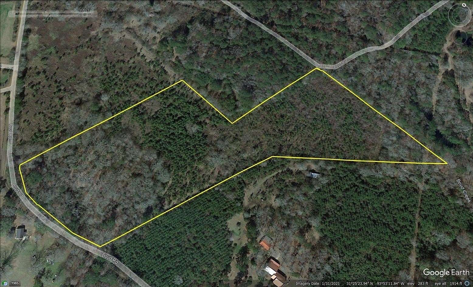 17.9 Acres of Land for Sale in Bronson, Texas