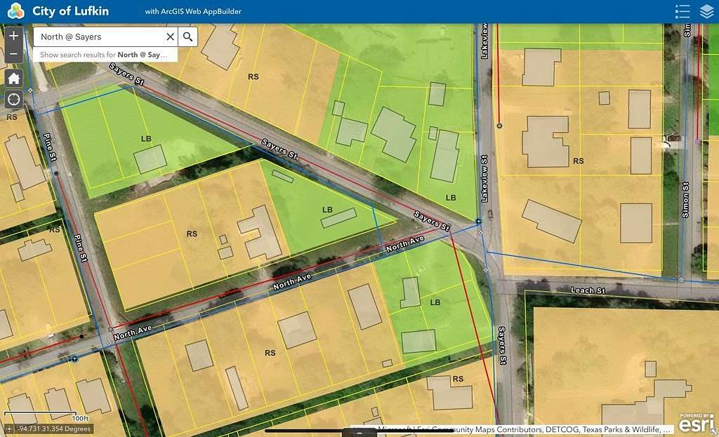 0.26 Acres of Commercial Land for Sale in Lufkin, Texas