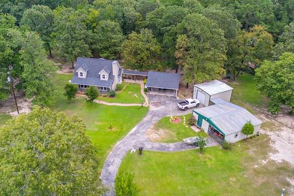 5 Acres of Land with Home for Sale in Huntington, Texas