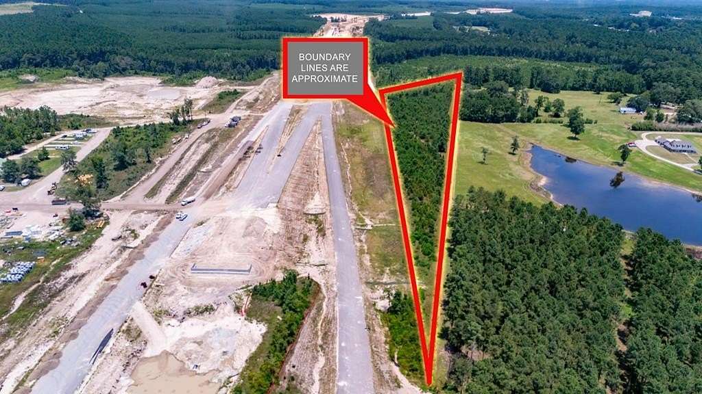 6.4 Acres of Commercial Land for Sale in Corrigan, Texas