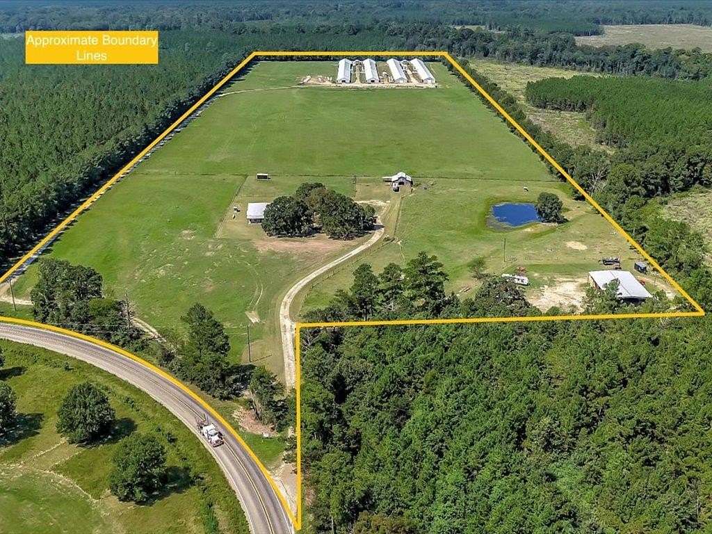 53.4 Acres of Agricultural Land with Home for Sale in Huntington, Texas