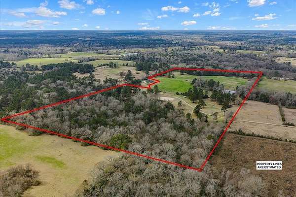48.2 Acres of Recreational Land for Sale in Center, Texas