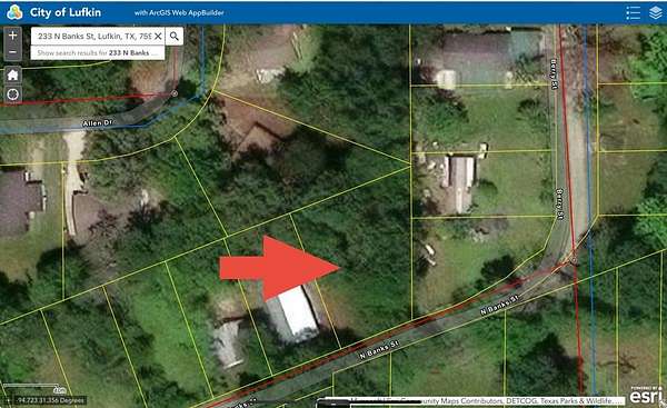 0.18 Acres of Residential Land for Sale in Lufkin, Texas