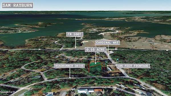 0.16 Acres of Residential Land for Sale in Brookeland, Texas