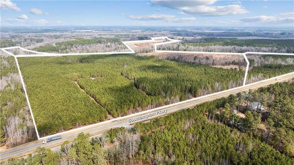 165 Acres of Land for Sale in Drewryville, Virginia