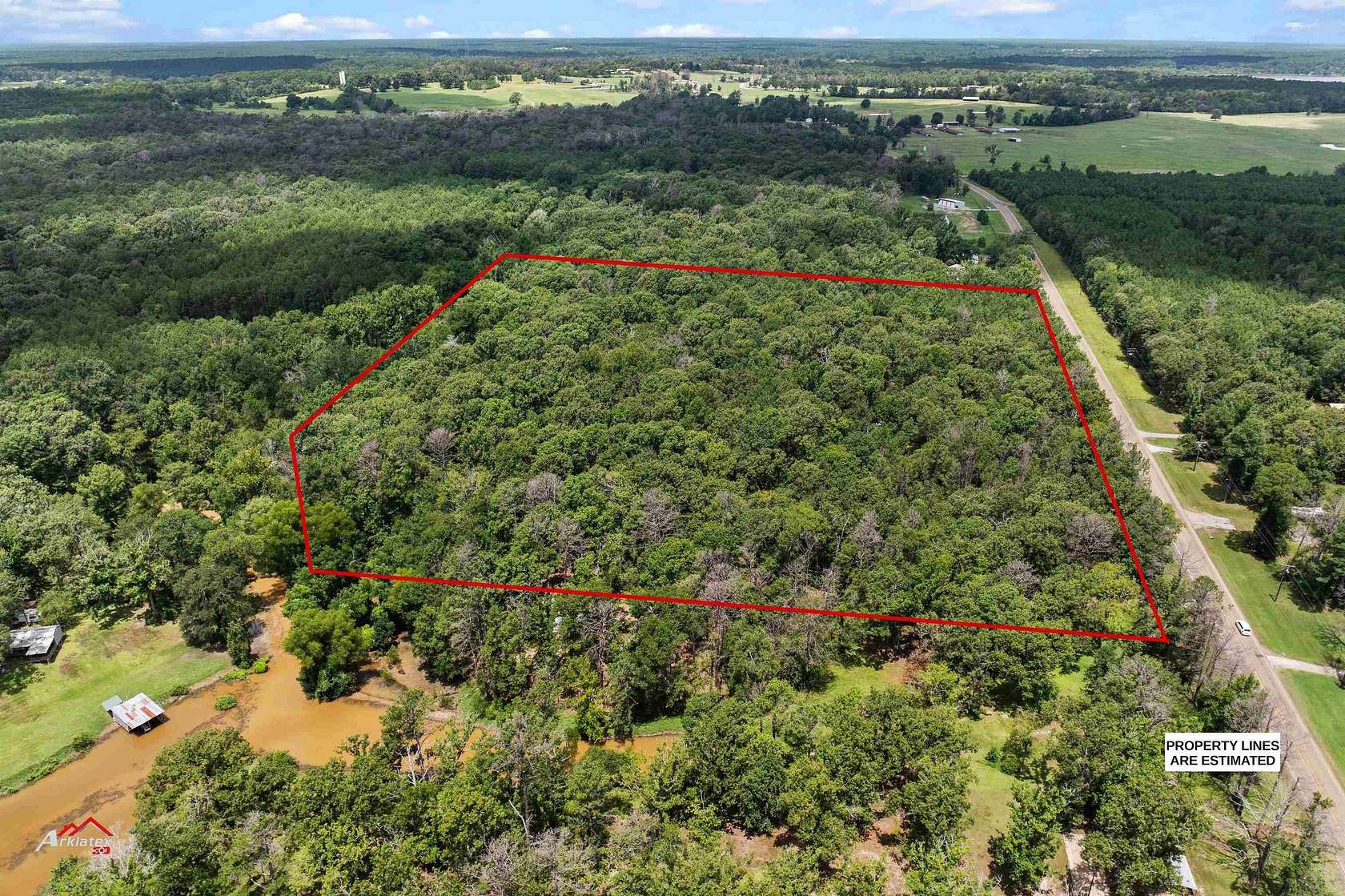8.67 Acres of Land with Home for Sale in Shelbyville, Texas