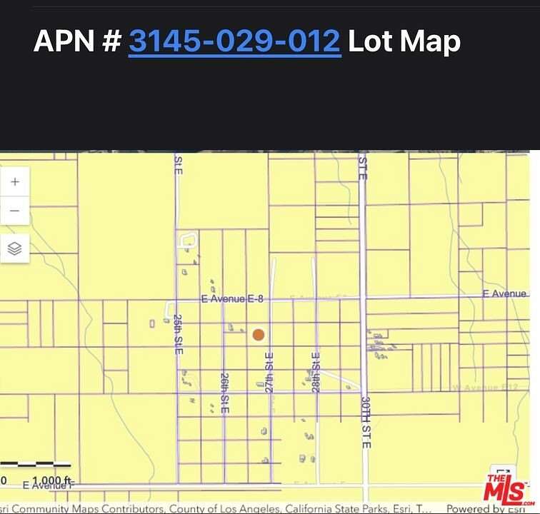 2.29 Acres of Land for Sale in Lancaster, California