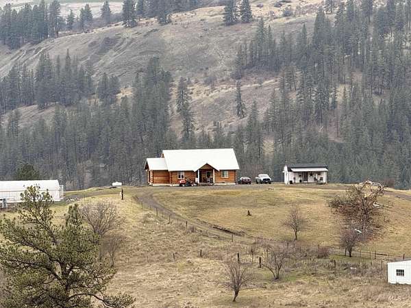 24.7 Acres of Recreational Land with Home for Sale in Stites, Idaho