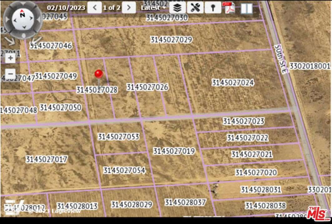 2.5 Acres of Land for Sale in Lancaster, California