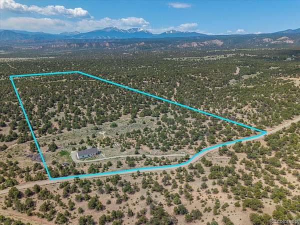 45.6 Acres of Land with Home for Sale in Salida, Colorado