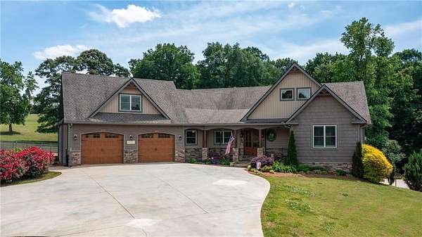 16.3 Acres of Land with Home for Sale in Cleveland, Georgia