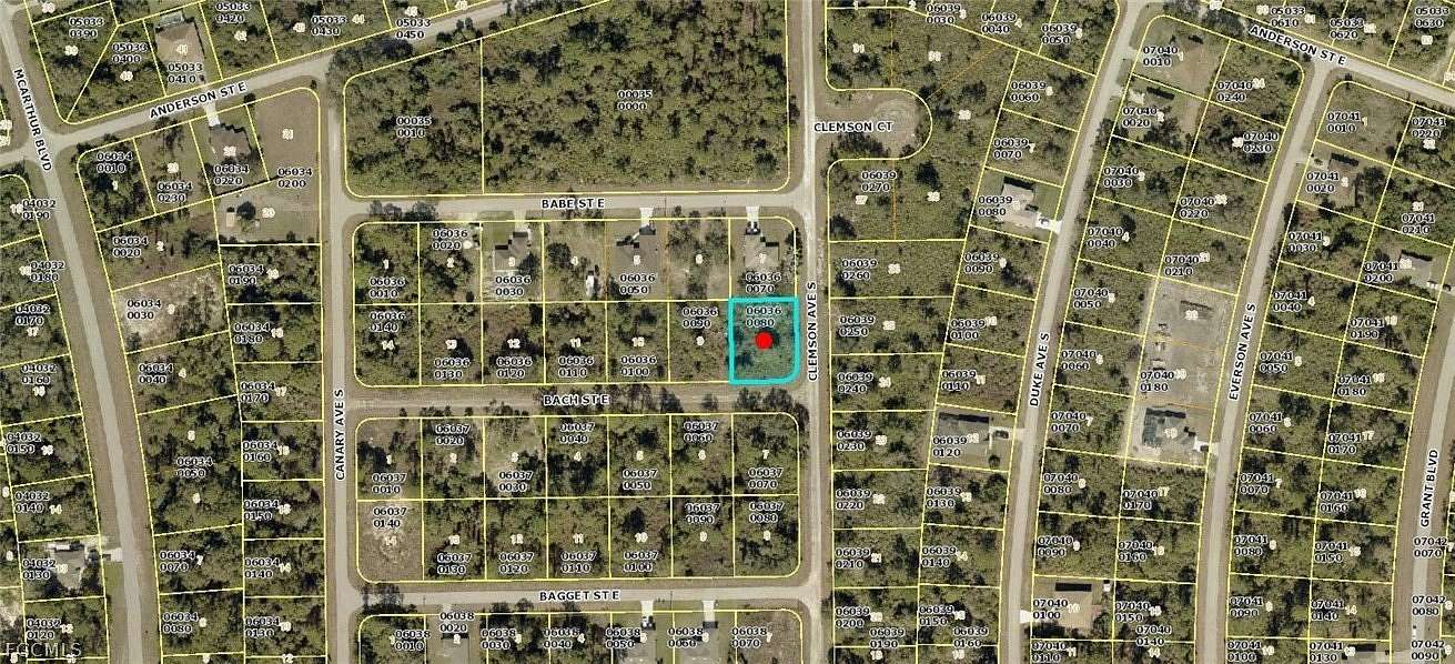 0.28 Acres of Residential Land for Sale in Lehigh Acres, Florida