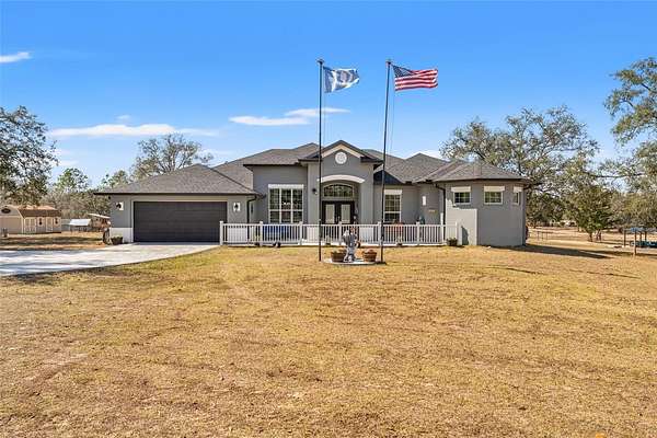 9.9 Acres of Land with Home for Sale in Weeki Wachee, Florida