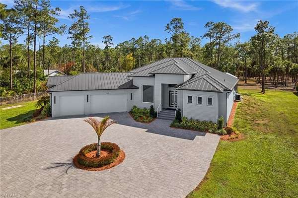 2.5 Acres of Land with Home for Sale in Naples, Florida