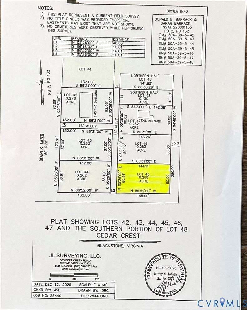 0.3 Acres of Residential Land for Sale in Blackstone, Virginia