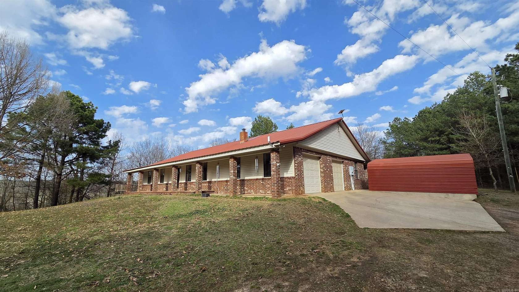 17.8 Acres of Land with Home for Sale in Morrilton, Arkansas