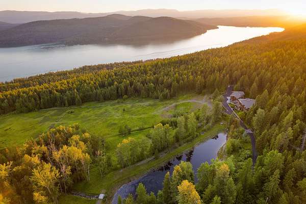 80 Acres of Land with Home for Sale in Whitefish, Montana