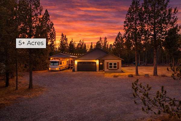 5 Acres of Land with Home for Sale in La Pine, Oregon