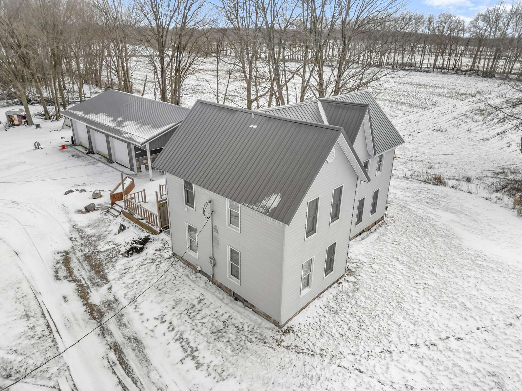 2 Acres of Land with Home for Sale in Homer, Michigan