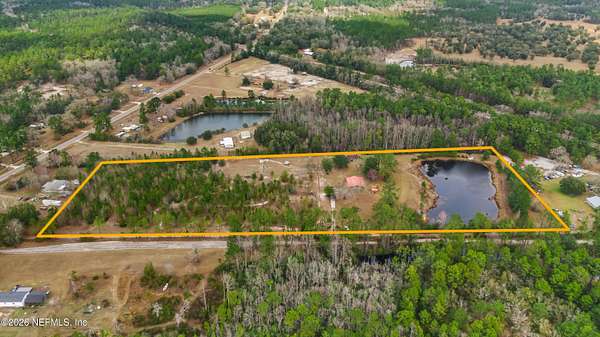 13.2 Acres of Land with Home for Sale in Hilliard, Florida