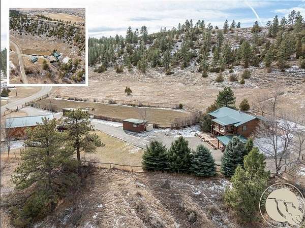 9.38 Acres of Land with Home for Sale in Billings, Montana
