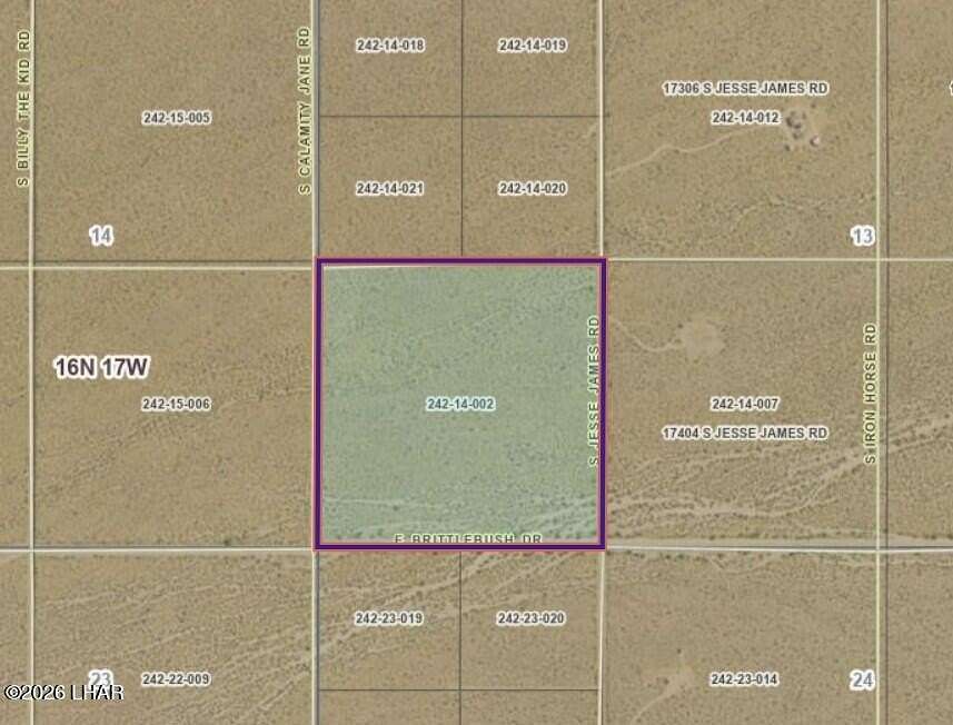 40 Acres of Recreational & Residential Land for Sale in Yucca, Arizona