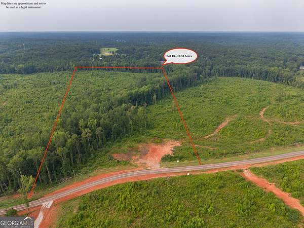 17.3 Acres of Land for Sale in Jackson, Georgia